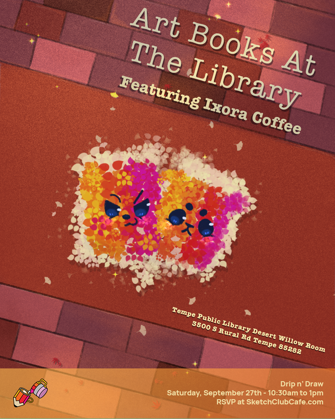 Art Books at The Library w/ Ixora Coffee